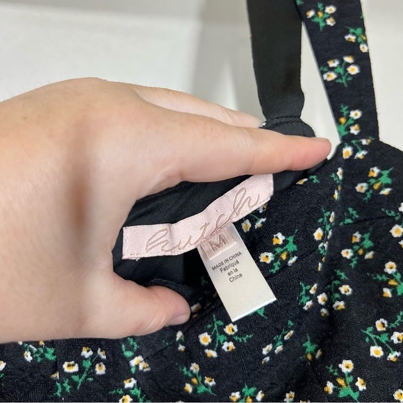 Hutch Anthropologie Ditsy Floral Corset Mini Dress Size Medium - Picture 10 of 11